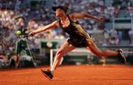 Elina Svitolina in action at the French Open